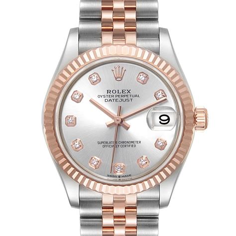 rolex datejust lady 31 rose gold price